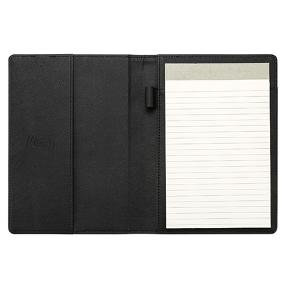 15W Fast Wireless Charging A4 PU Cover Notebook Wireless Charger