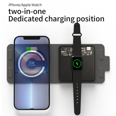2023 New Transparent High Quality Fast Charging Magnetic 15W Wireless Charger 2 In 1