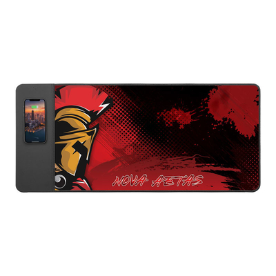 Custom Personalized Logo Printed Wireless Mouse Mouse Pad Charger Giant Waterproof 15w