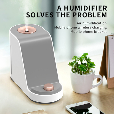 10W Multi Function Wireless Charger With Ultrasonic Aroma Humidifier