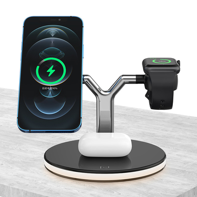 Universal Qi Magnetic Fast Wireless Charging 15w 3 In 1 For Apple