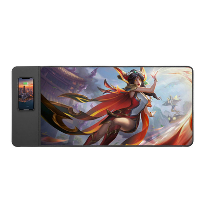 Custom Personalized Logo Printed Wireless Mouse Mouse Pad Charger Giant Waterproof 15w