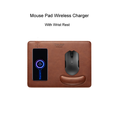 10W Mouse Pad Wireless Charger With Wrist rest
